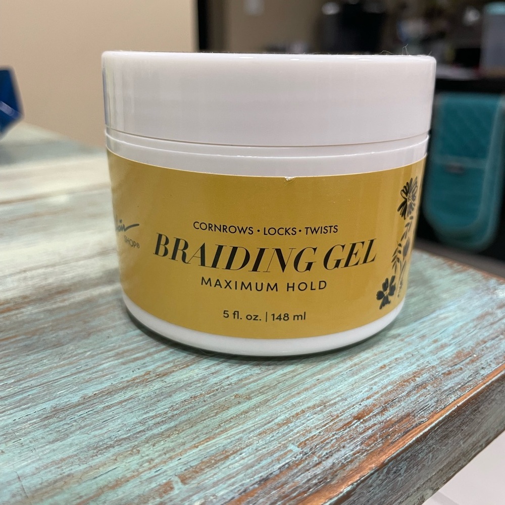 The Hair Shop Braiding Gel Max Hold Queen Natural Ingred. 5FL sold separately